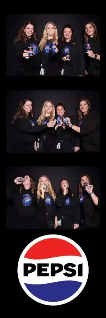 Pepsi Girls Corporate Photo Booth Strip